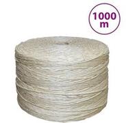 vidaXL Corde 100 % sisal 3 mm 1000 m 155006 Beige G