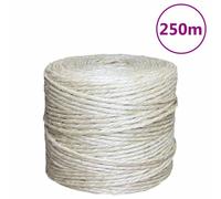 vidaXL Corde 100 % sisal 4 mm 250 m