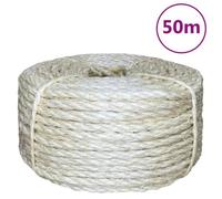 vidaXL Corde 100 % sisal – 6 mm x 50 m – Beige (155013)