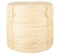 vidaXL Corde 100% sisal 6 mm 50 m, Corde de sisal, Ficelle de sisal, Corde en sisal, Corde de Chanvre, Corde torsadée, Corde à Nouer