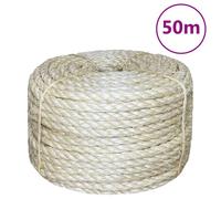 vidaXL Corde 100 % sisal 8 mm 50 m