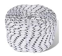 vidaXL Corde bateau tressée polyester 8 mm 250 m Blanc