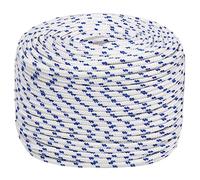 vidaXL Corde de bateau – Corde de levage et d'amarrage, polypropylène blanc 6 mm 50 m