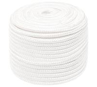vidaXL Corde de Bateau Corde de Levage Câble d'Amarrage Ancrage Navire Lignes de Gréement Corde à Linge Blanc Complet 12 mm 100 m Polypropylène