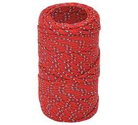 vidaXL Corde de Bateau Corde de Levage Câble d'Amarrage Ancrage Navire Lignes de Gréement Corde à Linge Rouge 2 mm 25 m Polypropylène