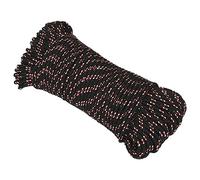 vidaXL Corde de Bateau Corde de Levage Câble d'Amarrage Ancrage Navire Lignes de Gréement Corde à Linge Noir 3 mm 100 m Polypropylène