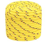 vidaXL Corde d'amarrage 16 mm 50 m Jaune Polypropylène