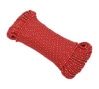 vidaXL Corde de Bateau Corde de Levage Câble d'Amarrage Ancrage Navire Lignes de Gréement Corde à Linge Rouge 4 mm 100 m Polypropylène