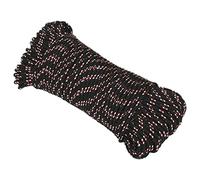 vidaXL Corde de Bateau Corde de Levage Câble d'Amarrage Ancrage Navire Lignes de Gréement Corde à Linge Noir 5 mm 25 m Polypropylène