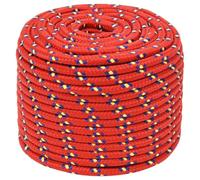 vidaXL Corde de bateau Rouge 14 mm 100 m Polypropylène