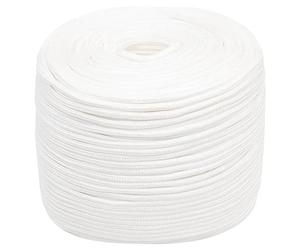 vidaXL Corde de Bateau Corde de Levage Câble d'Amarrage Ancrage Navire Lignes de Gréement Corde à Linge Blanc Complet 6 mm 50 m Polypropylène