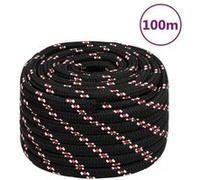 Corde de bateau Noir 20 mm 100 m Polypropylène 152369