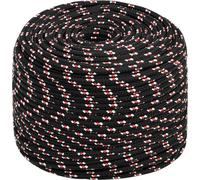 vidaXL Corde de bateau noir 6 mm 250 m polypropylène