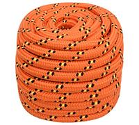 vidaXL Corde de bateau Orange 20 mm 25 m Polypropylène
