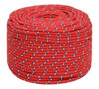 vidaXL Corde de Bateau Rouge 6 mm 25 m Polypropylène