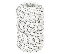 vidaXL Corde de bateau tressé Blanc 2 mmx500 m Polyester