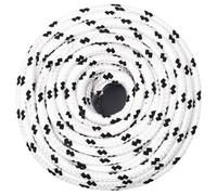 vidaXL Corde de bateau tressé Blanc 6 mmx25 m Polyester