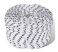 vidaXL Corde de bateau tressée polyester 8 mm x 50 m – bobine pour levage, remorquage