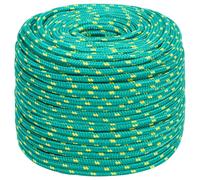vidaXL Corde de bateau vert 6 mm 25 m Polypropylène