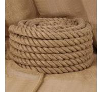 vidaXL Corde de jute 10 m de long 36 mm d'épaisseur 153773 Beige G