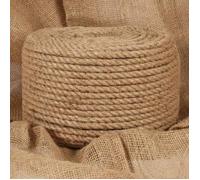 vidaXL Corde de jute 25 m de long 10 mm d'épaisseur 153748