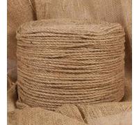 vidaXL Corde de jute 250 m de long 8 mm d'épaisseur 153746 Beige G