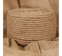 vidaXL Corde de jute 50 m de long 14 mm d'épaisseur