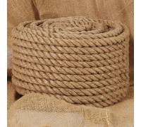 vidaXL Corde de jute 50 m de long 24 mm d'épaisseur