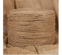 vidaXL Corde de jute – Ficelle d'emballage bricolage/jardinage, 50 m, 4 mm
