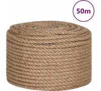 vidaXL Corde de jute 50 m de longueur 12 mm d'épaisseur
