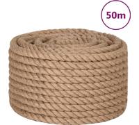 vidaXL Corde de jute 50 m de longueur 24 mm d'épaisseur