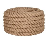 vidaXL Corde de jute 25 m de long 36 mm d'épaisseur