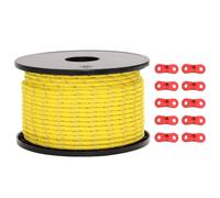 vidaXL Corde de tente réfléchissante avec tendeurs de corde 50 m 5 mm
