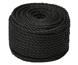 vidaXL Corde de Travail Noir 14 mm 25 m polypropylène