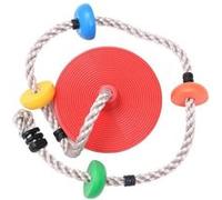 vidaXL Corde d'Escalade à Balançoire et Plates-formes et Disque Equilibre Coordination Confiance pour Enfants Balançoire 93152 Vert G