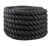 vidaXL Corde en Jute 40 mm Noir Jute 100% Tossa