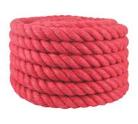 vidaXL Corde en Jute 40 mm Rouge Jute 100% Tossa