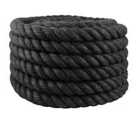 vidaXL Corde en jute Tossa 40 mm 100% jute Noir