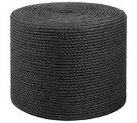 vidaXL Corde en Jute 6 mm Noir Jute 100% Tossa