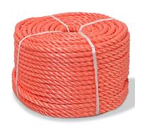 vidaXL Corde torsadée en polypropylène 12 mm 250 m Orange