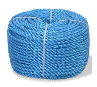 vidaXL Corde torsadée Polypropylène 8 mm 500 m Bleu