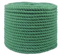 vidaXL Corde Vert 1 x 1 x 10000 cm Coton 42011958