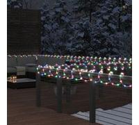 vidaXL Cordon Lumineux avec 480 LED Décoration de Noël Ornement de Vacances Décoration de Fête Salle de Séjour Intérieur Multicolore 20 m PVC Multicolore G