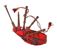 vidaXL Cornemuse écossaise Great Highland d'enfants tartan rouge 70057