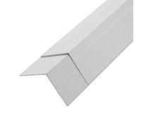 vidaXL Cornière de terrasse 5 pièces Aluminium 170 cm Argenté
