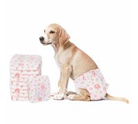 vidaXL Couche jetable pour Chienne 50 pcs Blanc S, Style Architectural, Formes rectangulaires, Design Moderne, Concepts en 2 Dimensions, efficacité structurelle, espaces Fonctionnels