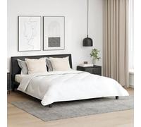 Vidaxl Couette Avec Oreiller 3 Pcs Blanc 200 X 200 Cm Microfibre