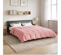 vidaXL Couette d'été 220 x 240 cm Été Microfibre (100% polyester) Rose 42025950