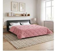 vidaXL Couette d'été 220 x 260 cm Été Rose Respirant 42026203