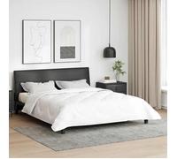 Vidaxl Couettes & Duvets Blanc 200 X 220 Cm Microfibre